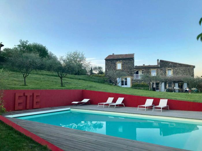 Character House With Pool In Ardèche