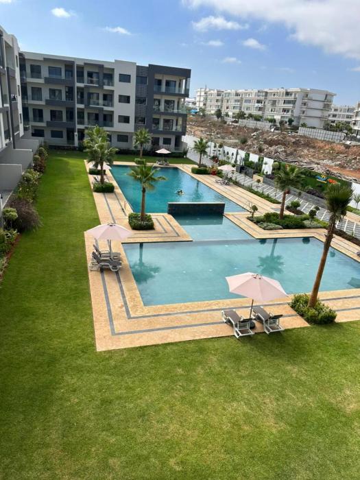 3 bedrooms in El Mansouria with pool beach terrace