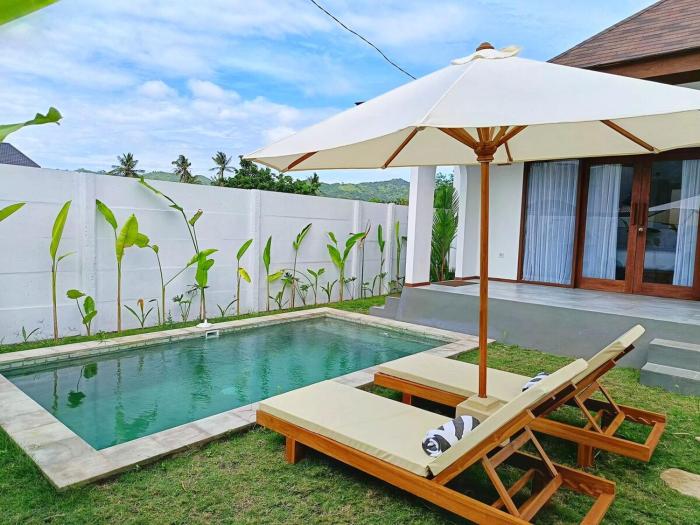 NEW Mawar Studios with private Pool in Selong Belanak