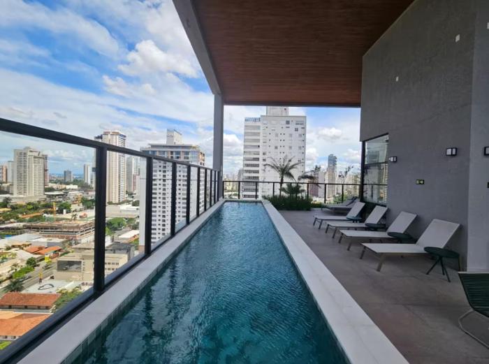 Resort Urbano! Flat Moderno com piscina rooftop