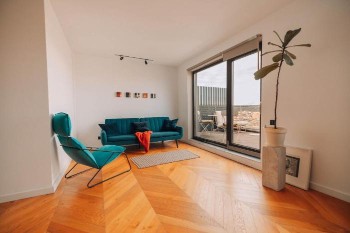 Skyline Penthouse Cluj Cozy & Warm Terasă Panoramică Self Check-in