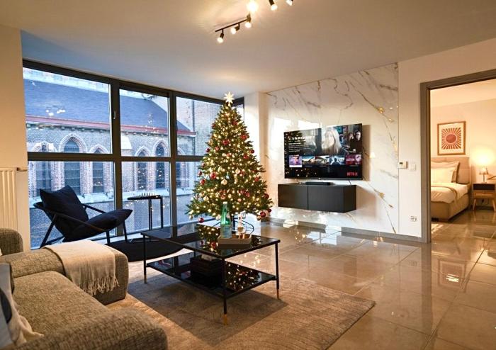 Chic Loft Facing Neo-Gothic Church