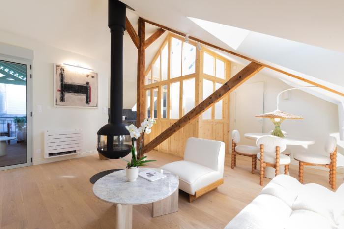 Duplex darchitecte 2 chambres Terrasse Cheminée