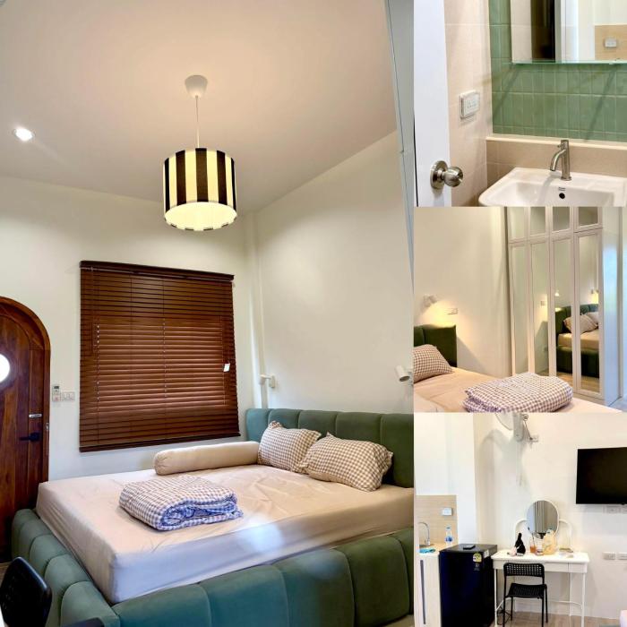 สุขใจ โฮม Minimal Apartment ใกล้ Central นครปฐม แอร์เย็นฉ่ำๆ