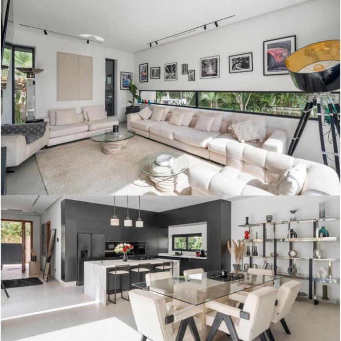 Luxury 9 suites villa - private staff and heated pool