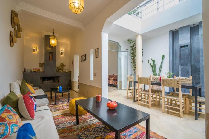 Riad privé 3 chambres, pdj inclus, 10 min Jema El Fna
