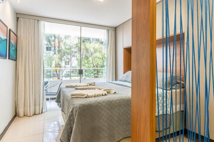 Flat Aconchegante c Piscina em Carneiros - FH105