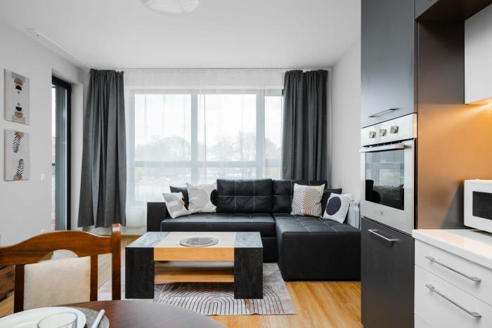 Modern Stay with Balcony