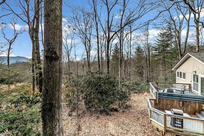 Charming Mountain Treehouse with Forest Views near Downtown Black Mountain, NC