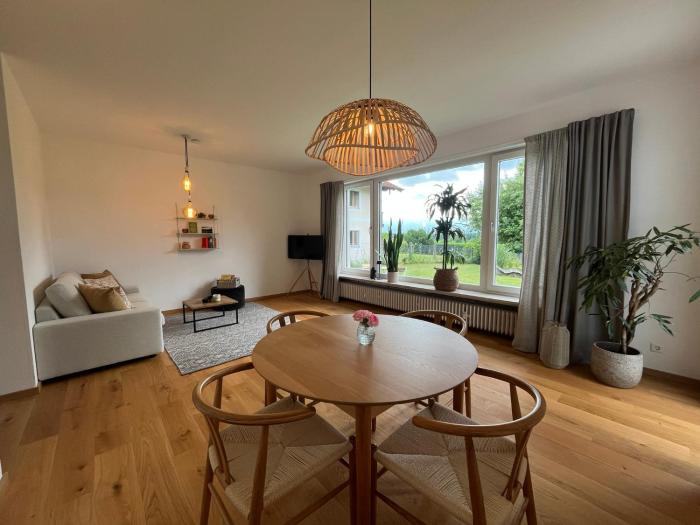 Idyllische Wohnung mit Bergblick nah am Simssee