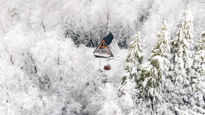 Cozy A-Frame Retreat Near Ljubljana With Hot Tub