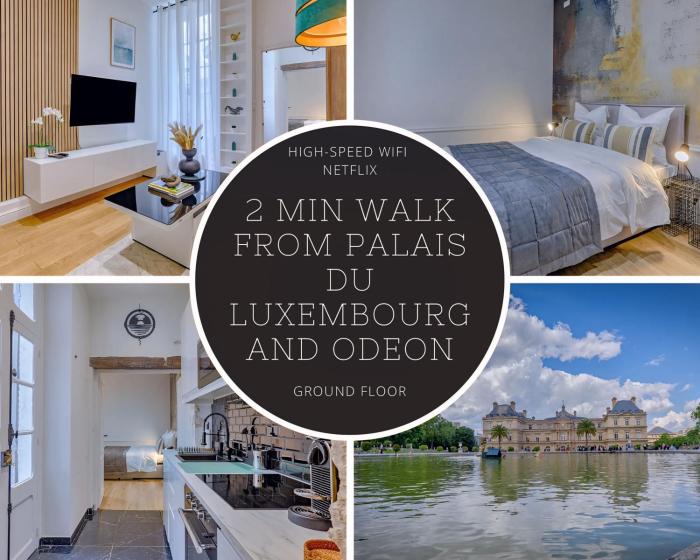 Chic Paris flat near Luxembourg garden and Odéon