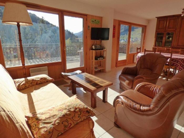 Spacieux 2 pièces + cabine 65m², terrasse sud, pieds des pistes Le Grand-Bornand - FR-1-458-262