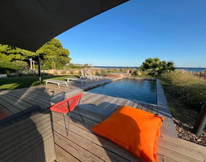 Family villa pool 5 min beach