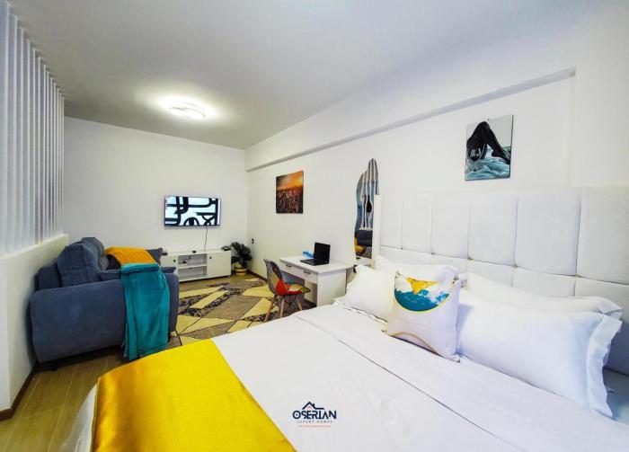 Stylish Modern Studio Apartment, Kilimani, Yaya center- Nairobi Kenya
