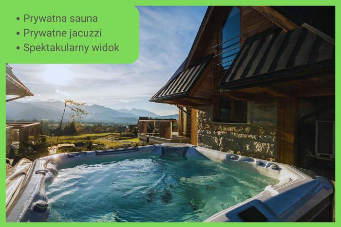 Prywatne jacuzzi, sauna, super widok! Tatra Spa Kościelisko