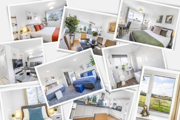 4 Bedroom Elegant House Near Peterborough City Center with Free Parking - Angus Suites by Contractor Lettings