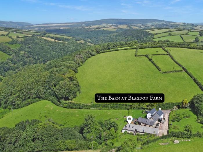 The Barn at Blagdon Farm, Exmoor - sleeps 10