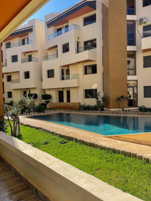 Appartement bord de mer avec piscine à Bouznika Oued Cherrat