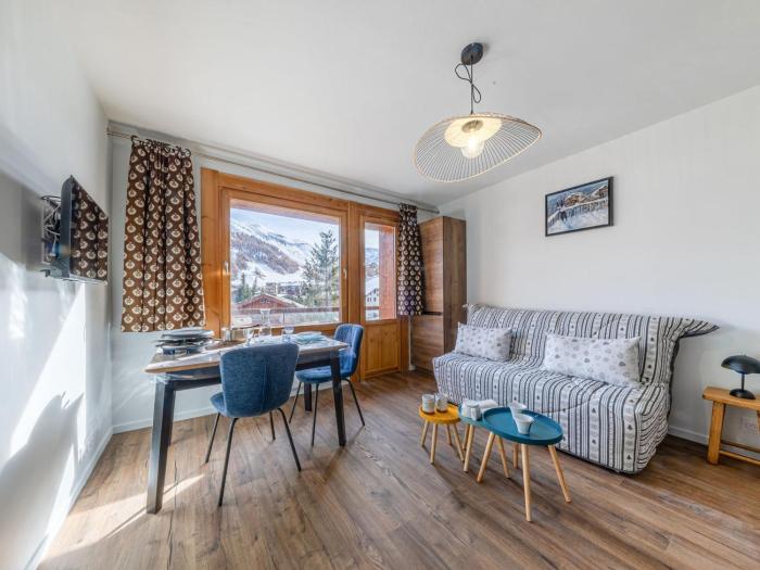 Studio rénové pour 2 personnes avec balcon et WIFI à Val-dIsère - FR-1-694-441