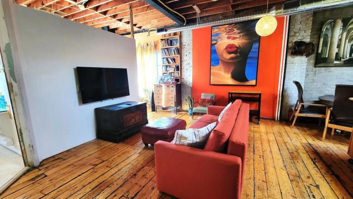 Unique Above Garage Loft