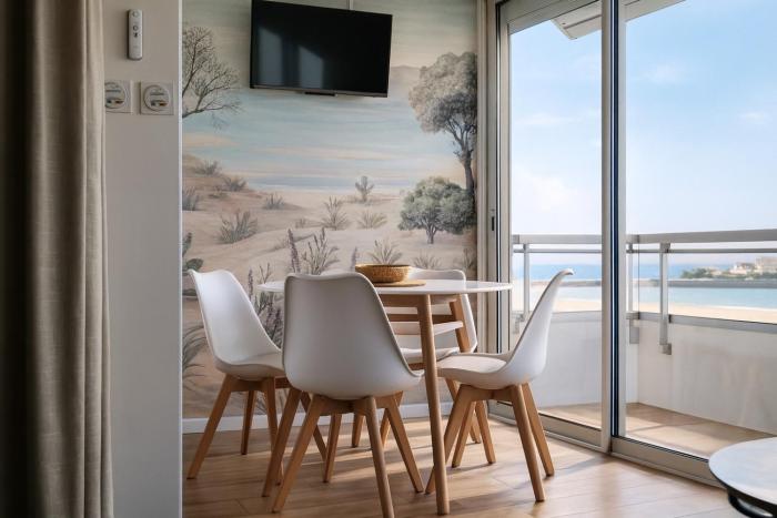 charmant appartement - magnifique vue mer - palais de Justice - 2-4 personnes