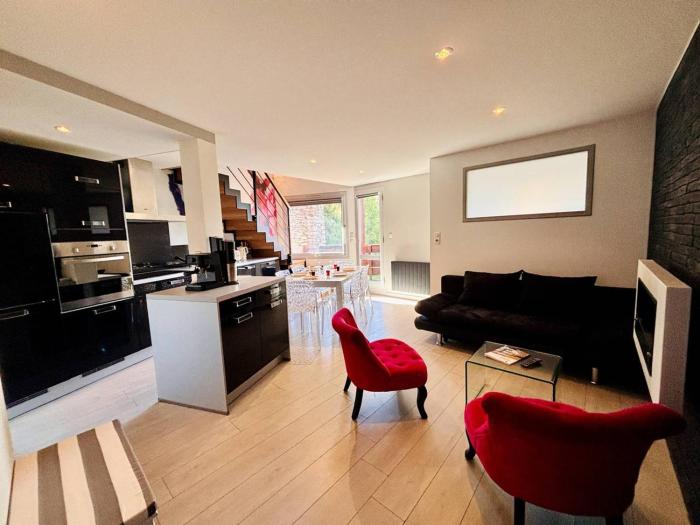 Appartement cosy 7 pers. avec cuisine équipée, balcon et casier à skis - La Plagne - FR-1-353-154