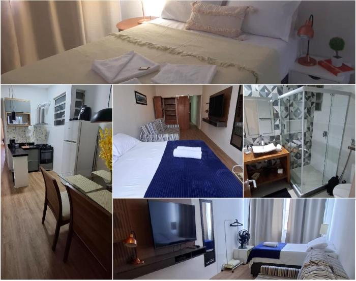 Estúdio na quadra da praia