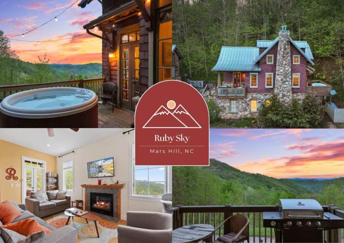 Mtn Views Hot Tub Close to Asheville