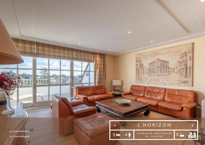 Penthouse duplex 2 chambres chaleureux et familiale vue sur le Zoute à Knokke by La Conciergerie