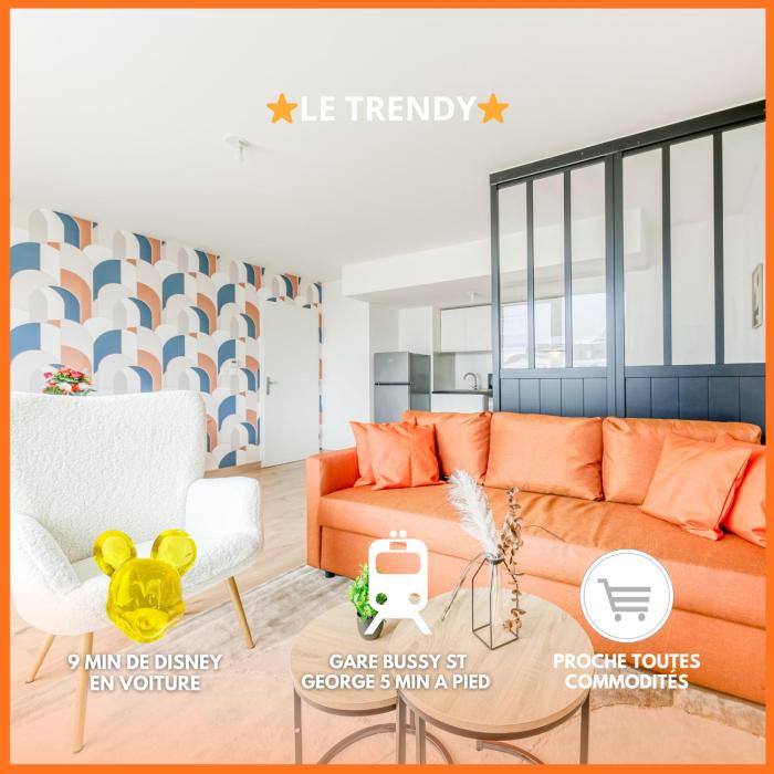 Le Trendy Terrasse - 5" Gare Bussy - 9" de Disney