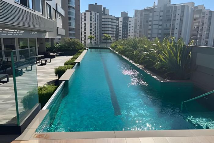 Studio Luxo - WIFI 500MB, Academia, Piscina, Lavadora