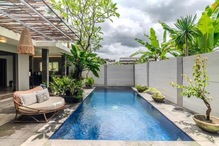 Villa DTrio 3BRPrivatePool Steps from Ubud Center