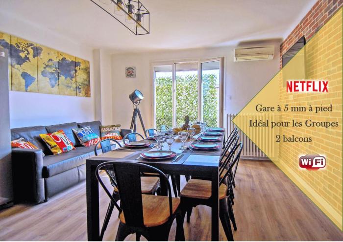 LA FABRIQUE GARE ST CHARLES - 2 balcons - 5min de la Gare - by experienceimmo