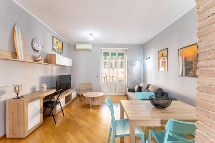 Casa Maréa, Apt 400 m from Beach & 30 min from Roma