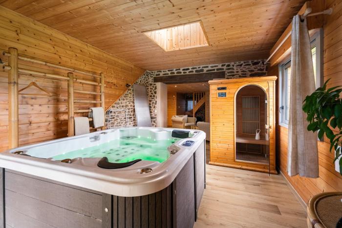 Gîte du 17 - sauna jacuzzi hammam