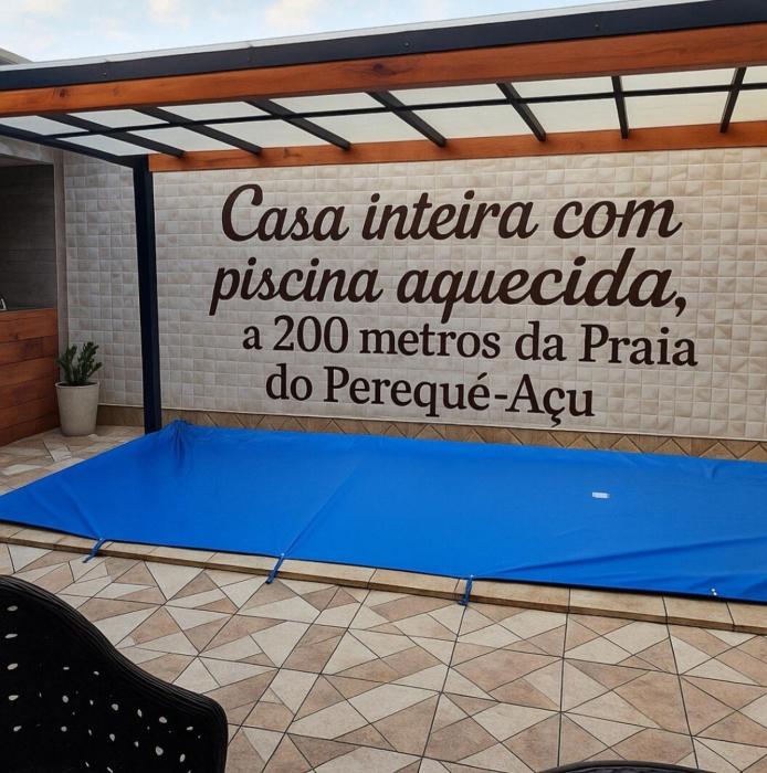 CASA COM PISCINA AQUECIDA - Perequê-Açu