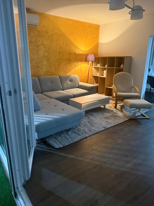 Red tower apartment