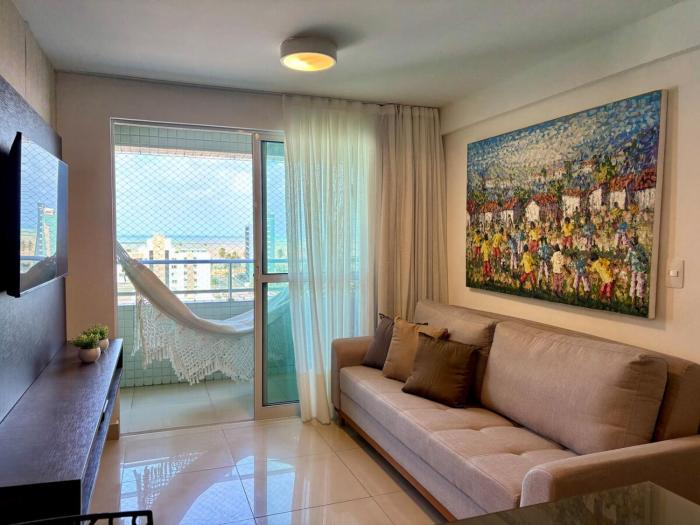 Apê da Janine - Vista mar em Cabo Branco - 5 pessoas