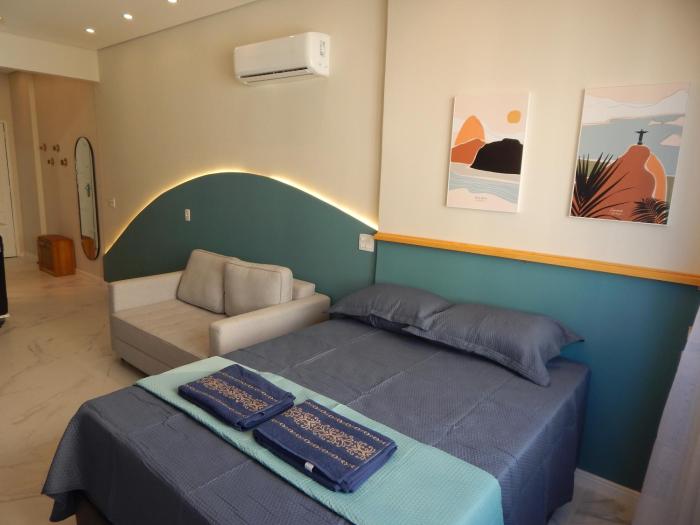 Studio Premium e sofisticado com lazer no Rooftop - Centro do Rio