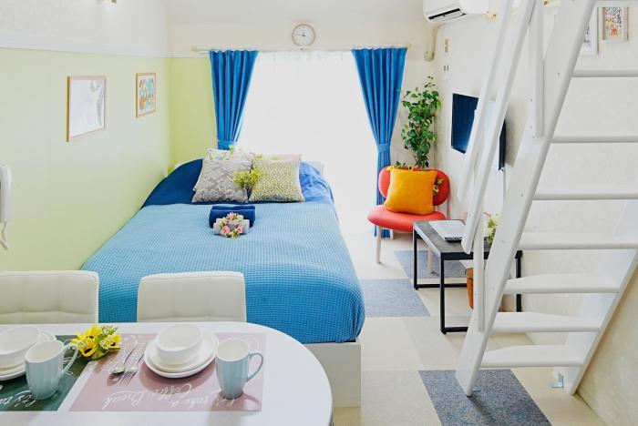 SC 105 Cozy Private Stay with Loft Near Station Free WiFi