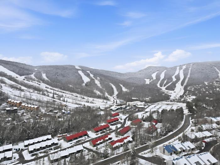 The refuge of the slopes, ski in, ski out