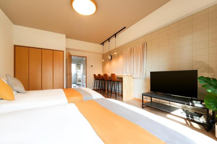 Kyobashi Xinxiang Newly renovated suite, 3 minutes walk to Osaka Castle and subway
