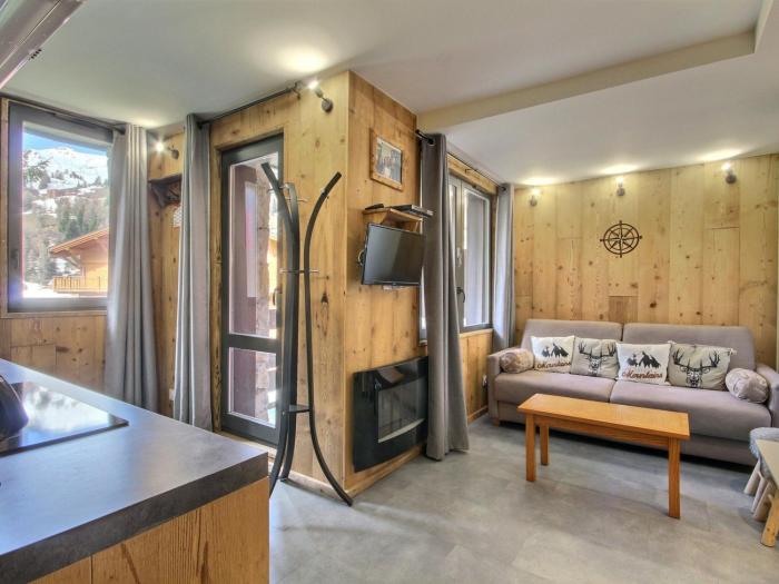 Bel appartement rénové 2 pièces cabine, 4-5 pers, vue station, Wifi - FR-1-455-279