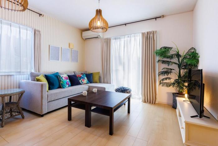 本部町 最大12名宿泊可 無料駐車場2台付き 家族 グループに最適 Terrace Motobu