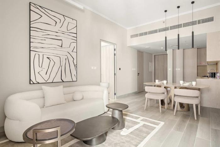 Bright & New 1BR in JVCwith pool and gym