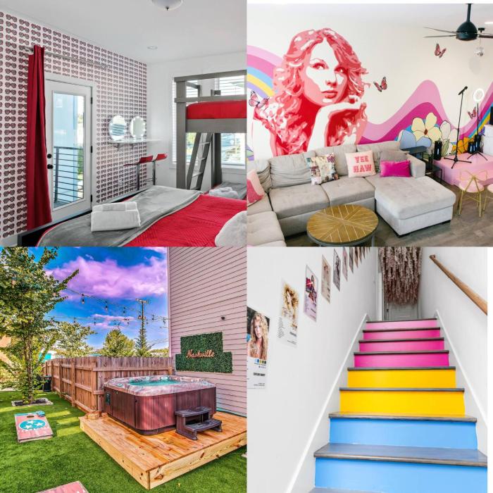 HotTubKaraoke-10min to DT-9 beds-Swifties home