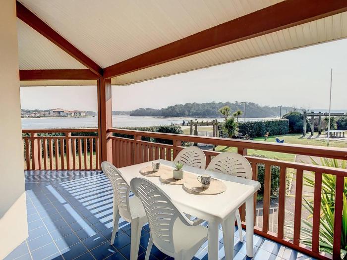 Vieux-Boucau: T2 4 personnes avec terrasse et vue lac - FR-1-857-29