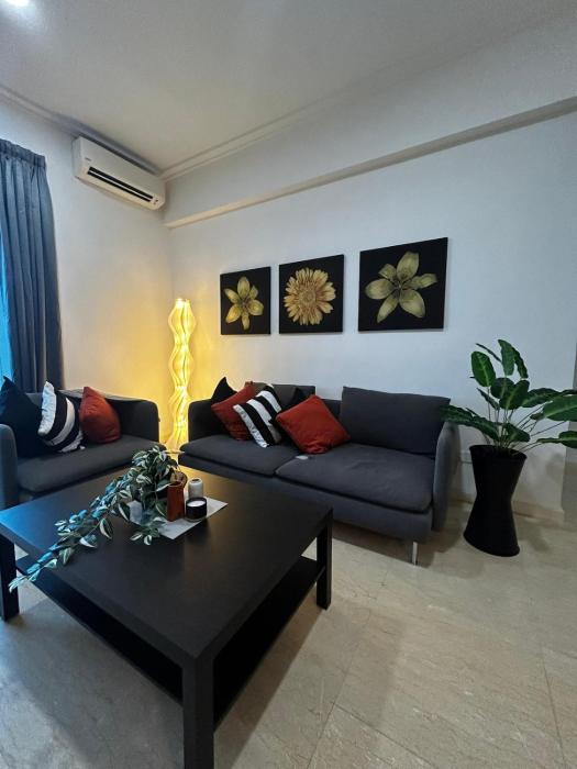 Stylish City Hideout - Comfy Sofa, Warm Ambience