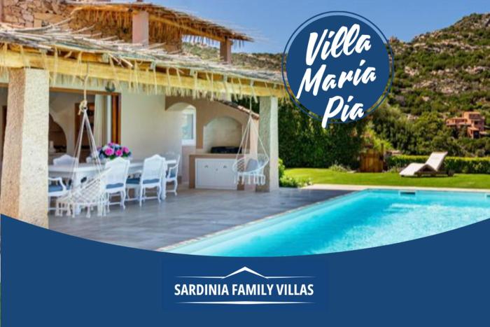 Sardinia Family Villas - Villa MariaPia with private pool and seaview